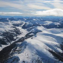 Let balónem přes vrcholky Alp